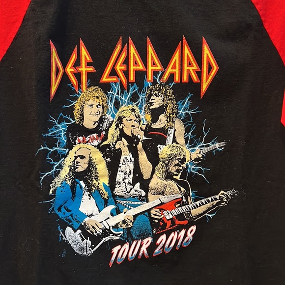 Def Leppard 2018 Concert Tour Band Tshirt - Picture 6 of 8